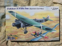 images/productimages/small/Fokker F.VIIb.3m Spanish Civil War Valom 1;72 nw.voor.jpg
